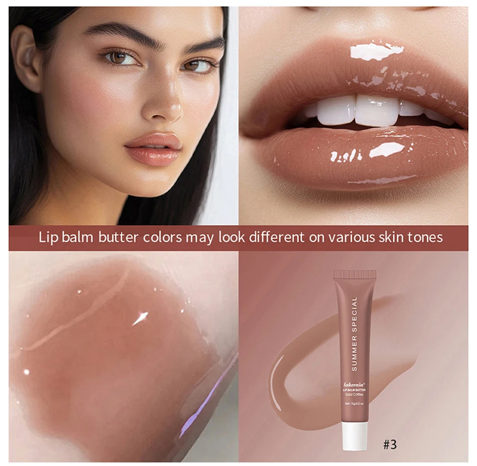 Lip Balm Set Four Pack Deep Moisturizing Lip Care Nourishing Color Lip Glaze Kit For Smooth Lips