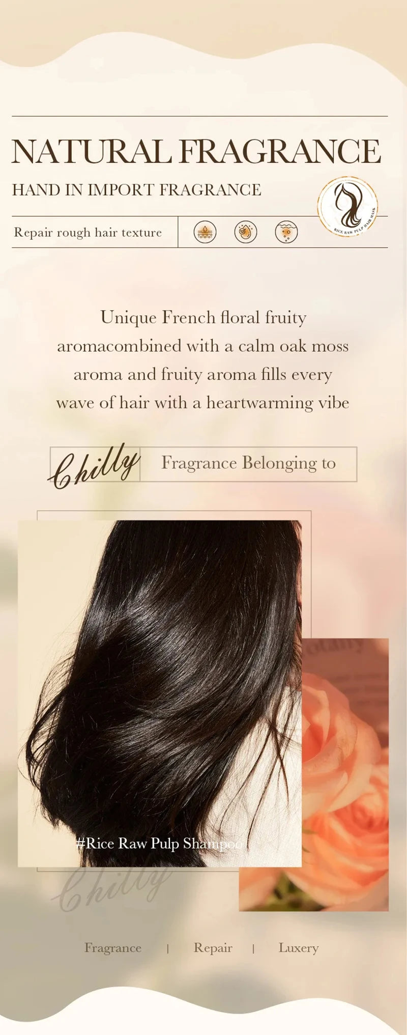 5 Seconds Soft Smooth Care Hair Mask for Repairing Damage and Preventing Frizz
