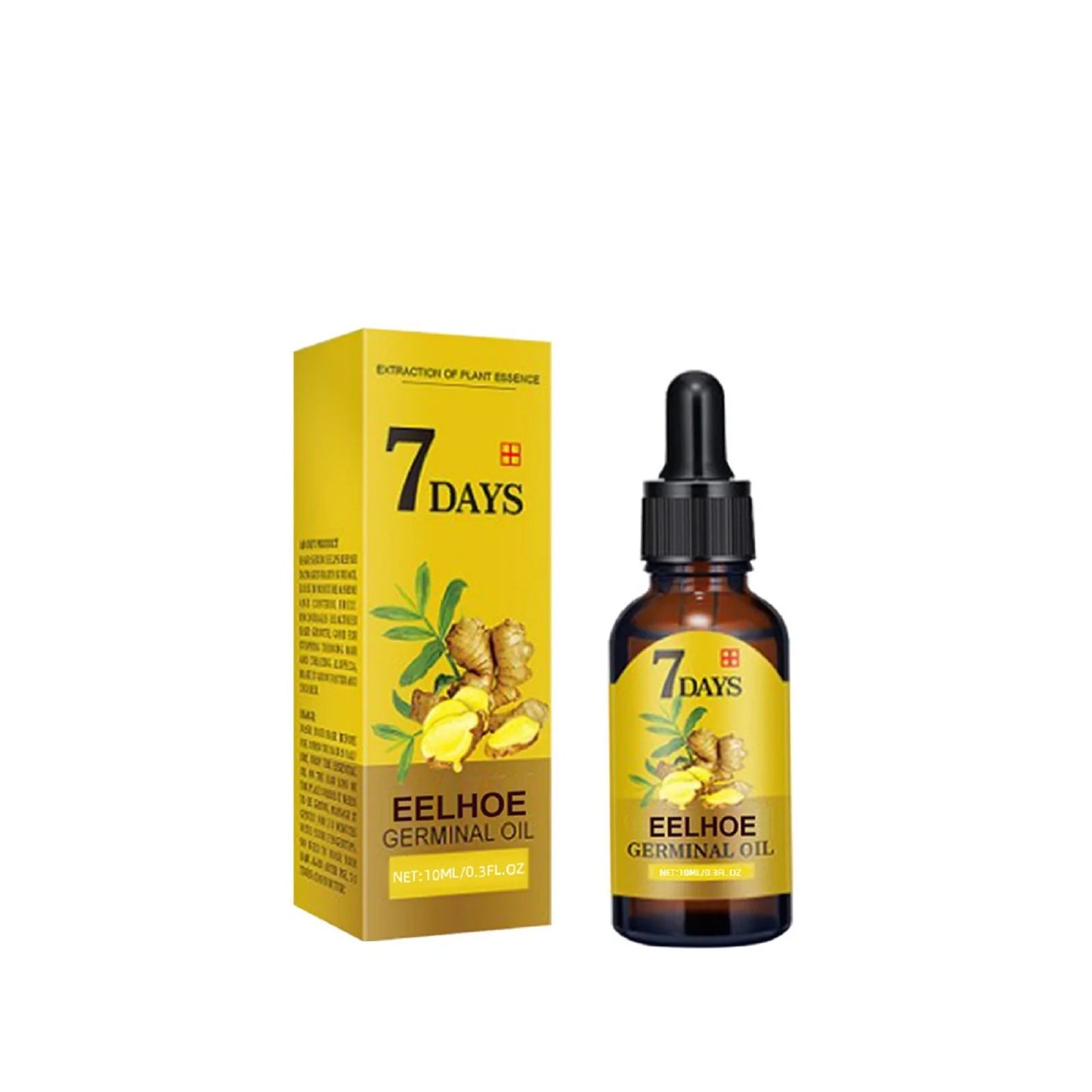 EELHOE Ginger Hair Growth Oil Natural Anti-Hair Loss Treatment 40ml