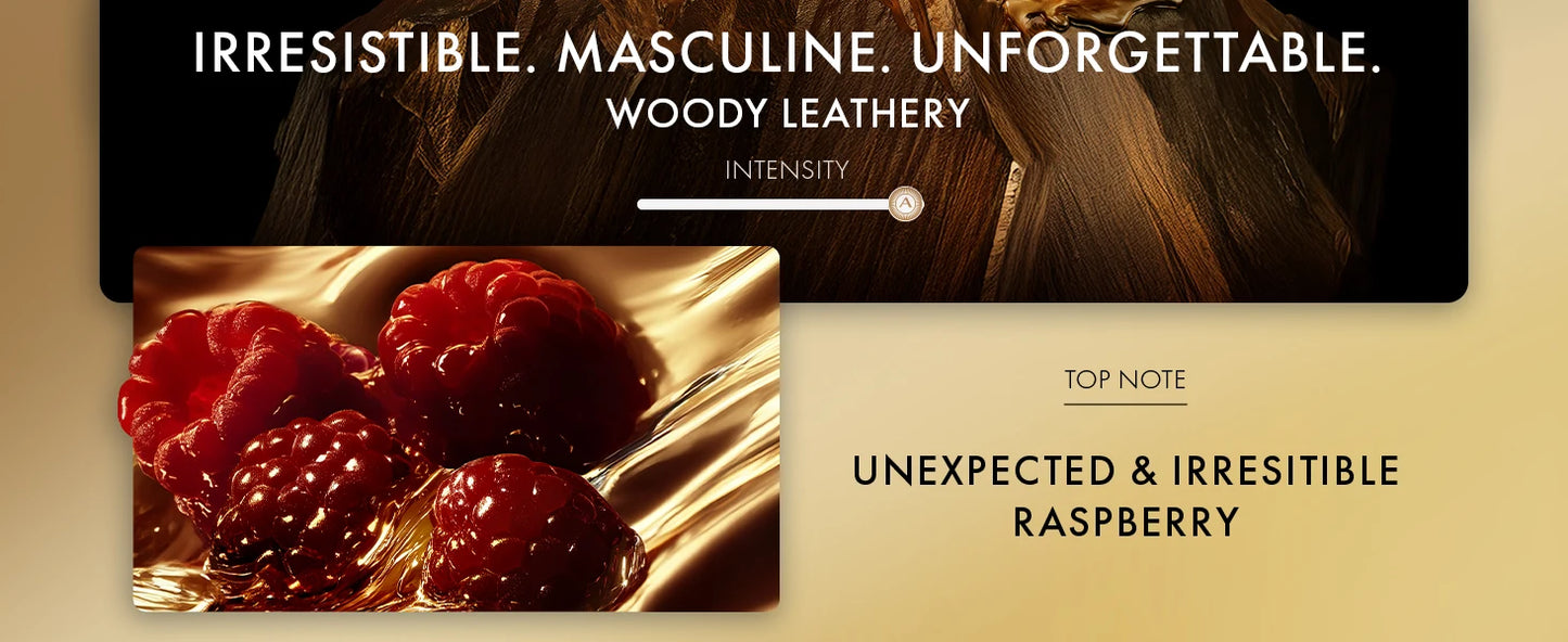 Azzaro Forever Wanted Elixir Unisex Eau de Parfum 100ml 3.4 Fl Oz Raspberry Cardamom Leather Notes