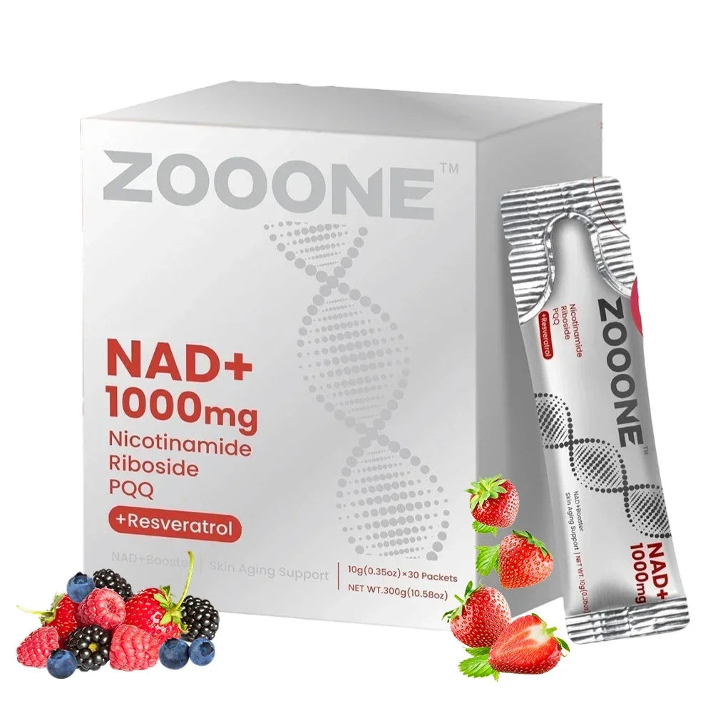 NAD Plus Berry Drink Mix For Anti Aging Focus 30 Packets