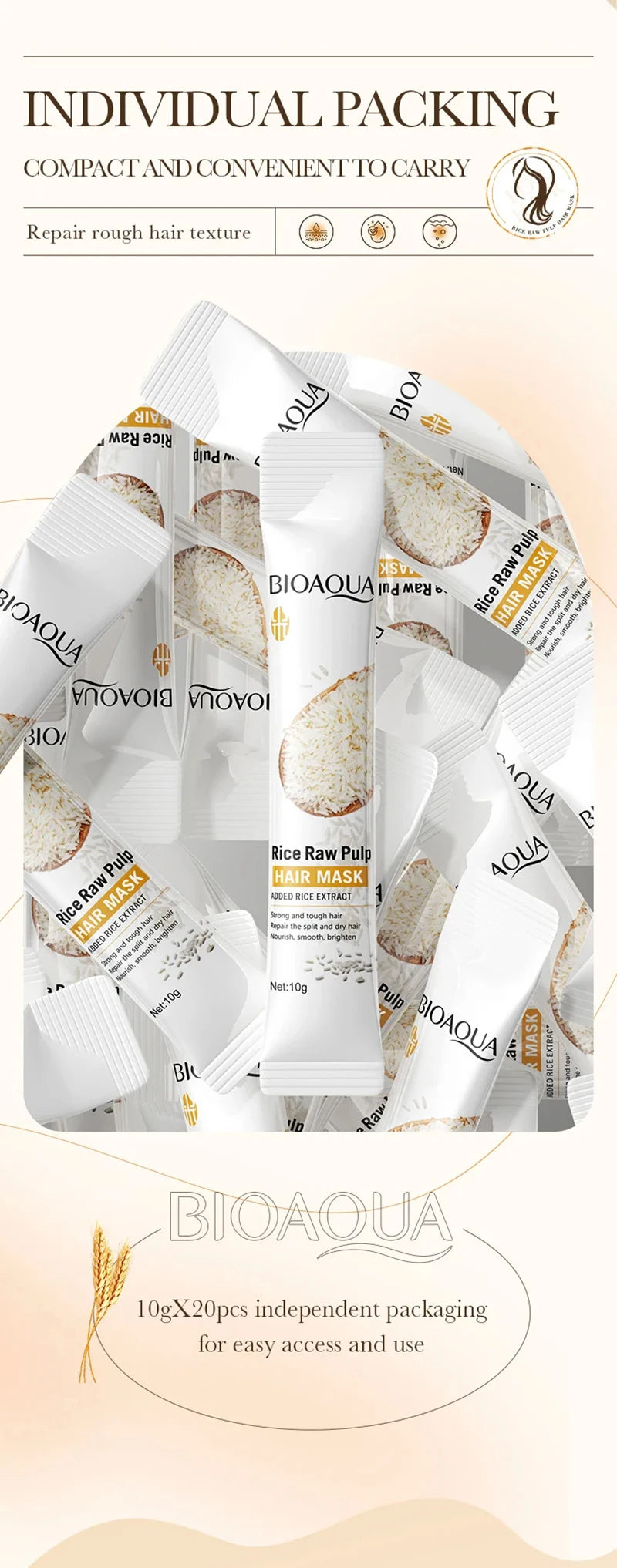5 Seconds Soft Smooth Care Hair Mask for Repairing Damage and Preventing Frizz