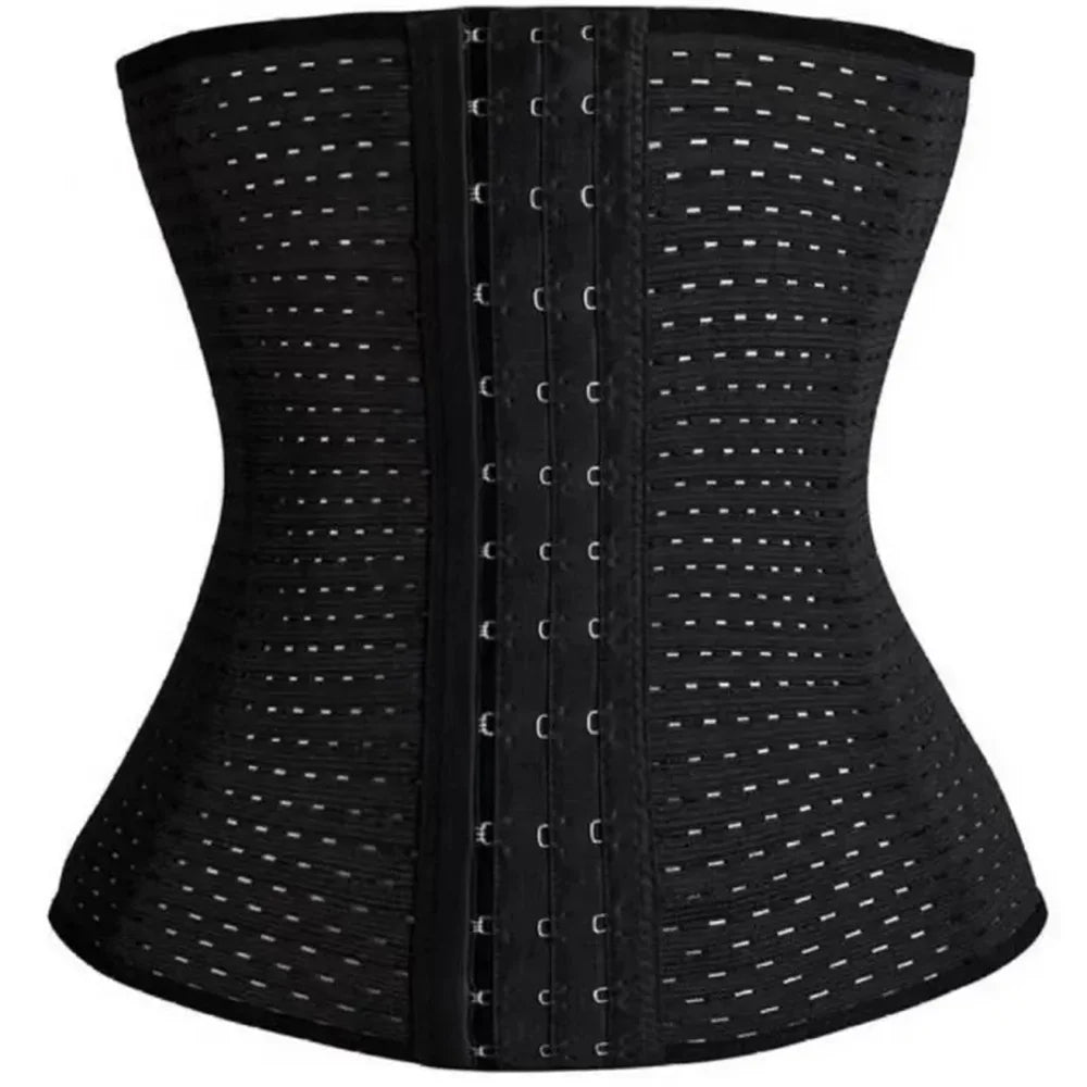 Women Tummy Slimming Black Belly Band Shapewear Corset for Postpartum Support
