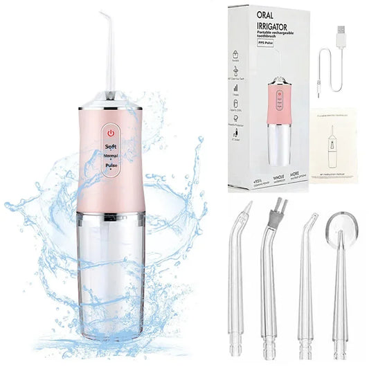1200mAh Electric Toothbrush and Water Flosser Combo for Teeth Cleaning