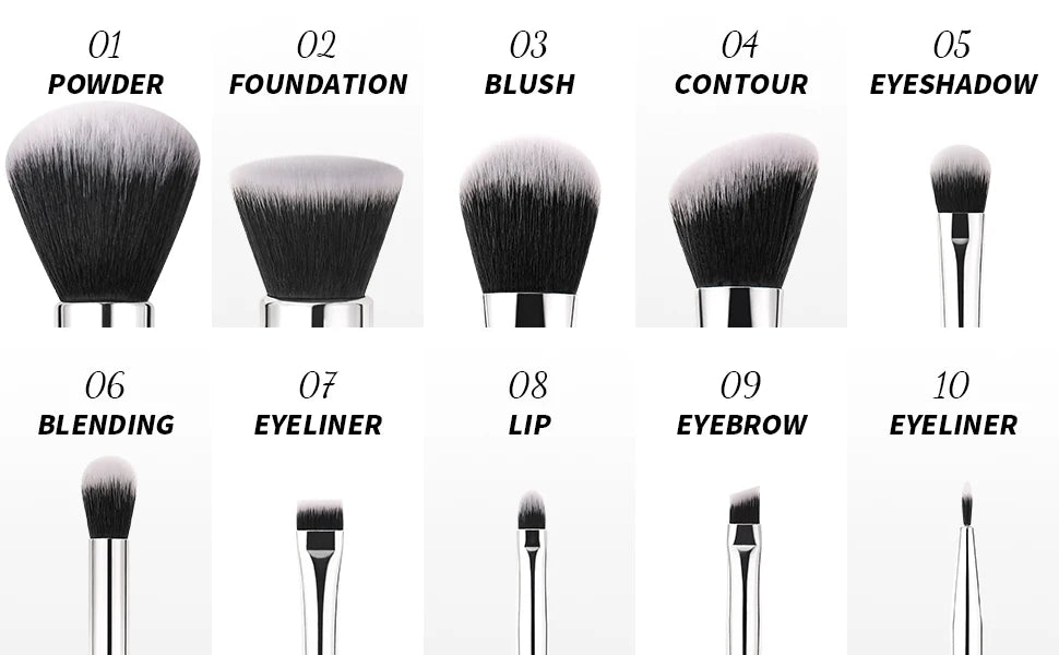 DUcare Professional Makeup Brush Set with 10 to 32 Pieces for Flawless Beauty