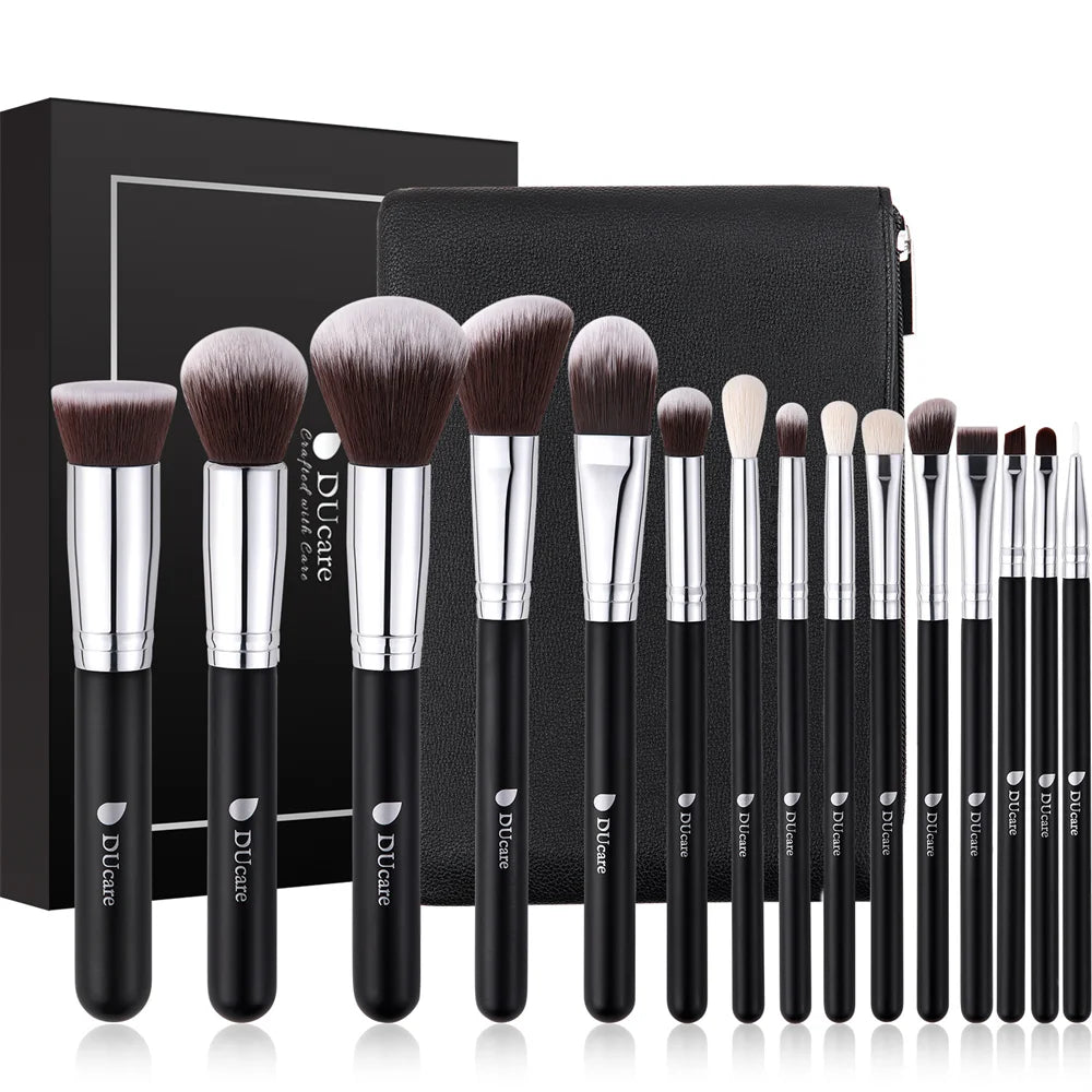 DUcare Professional Makeup Brush Set with 10 to 32 Pieces for Flawless Beauty
