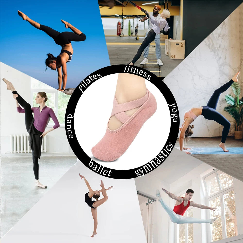 Non Slip Sports Yoga Socks for Women Ideal for Pilates Ballet and Dance