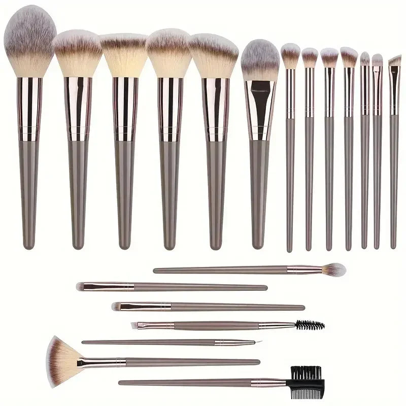 Professional Makeup Brushes Set 3 To 20 Pieces Soft Fluffy Foundation Eyeshadow Concealer Blending Kabuki Brush