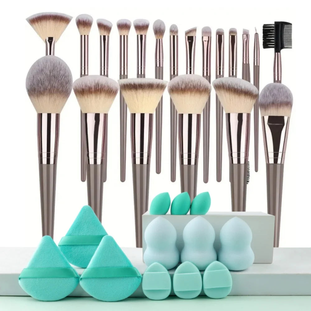 Professional Makeup Brushes Set 3 To 20 Pieces Soft Fluffy Foundation Eyeshadow Concealer Blending Kabuki Brush