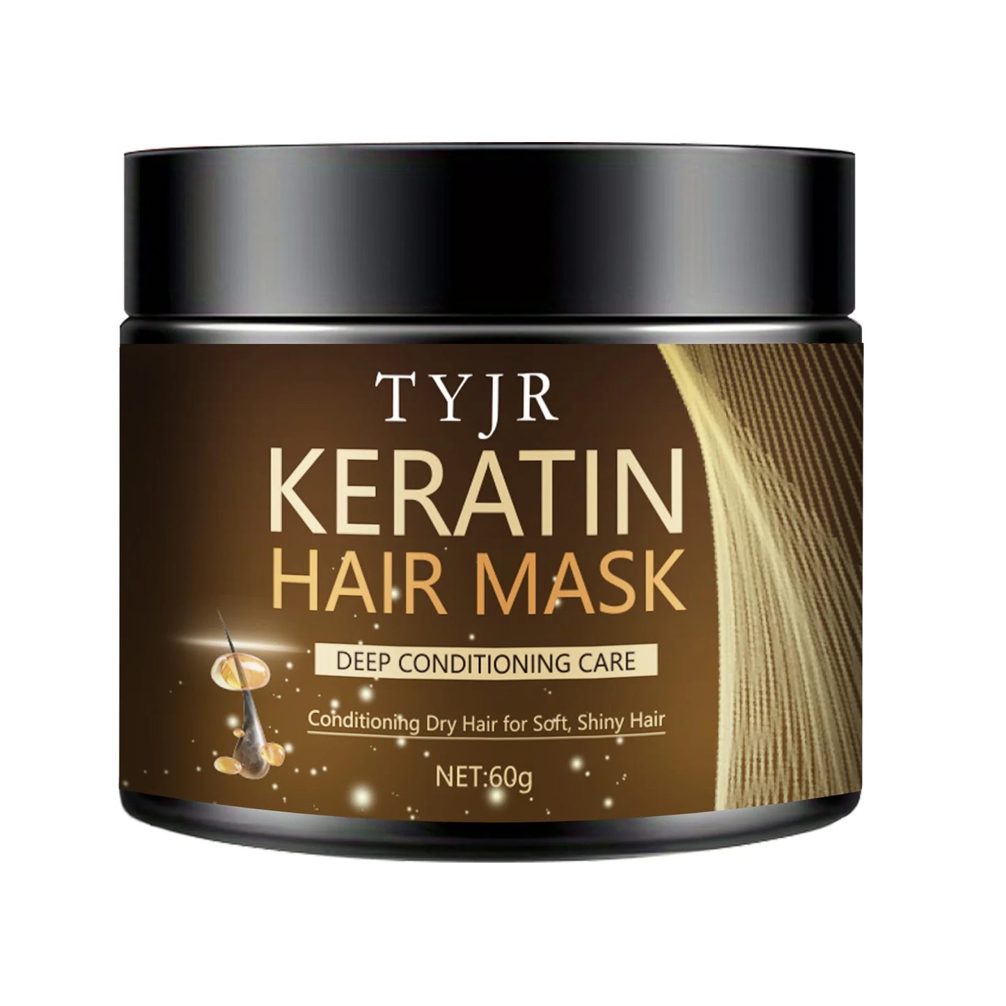 Keratine Magic Hair Mask for Smooth Shiny Hair Repair and Moisturizing Care