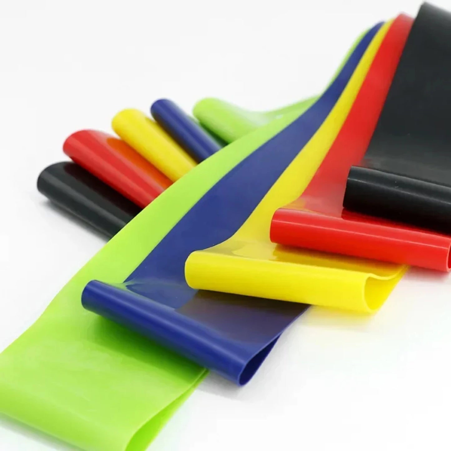 Portable Rubber Resistance Bands for Home Fitness Yoga and Strength Training