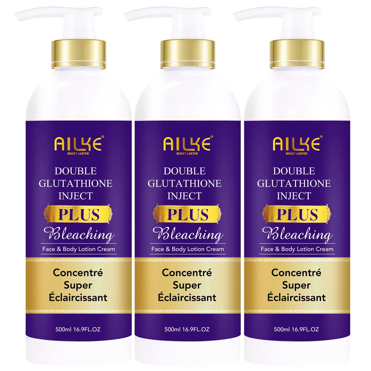 AILKE Glutathione Bleaching Cream Advanced Lightening Lotion for Glowing Skin
