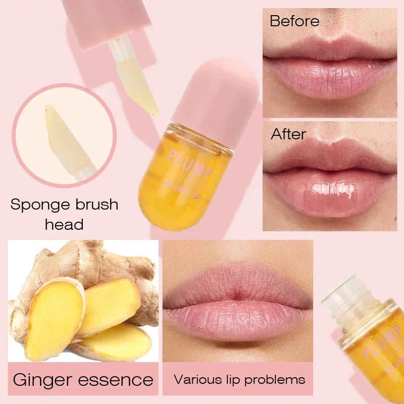 Lip Plumper Oil Serum for Instant Volume and Long Lasting Moisture