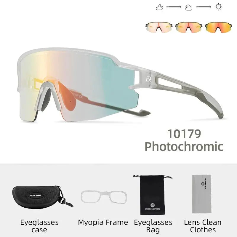 ROCKBROS UV400 Polarized Cycling Glasses for Outdoor Sports and Fishing