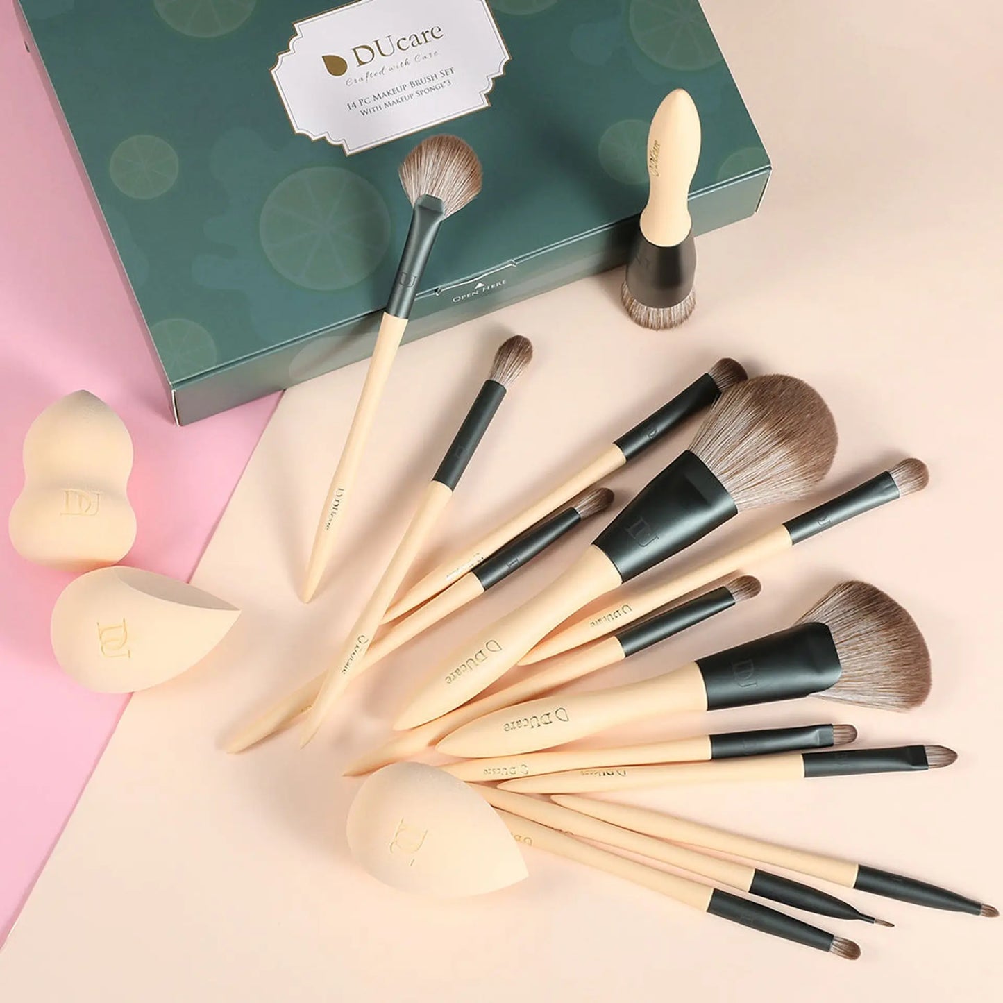 DUcare Professional Makeup Brush Set with 10 to 32 Pieces for Flawless Beauty