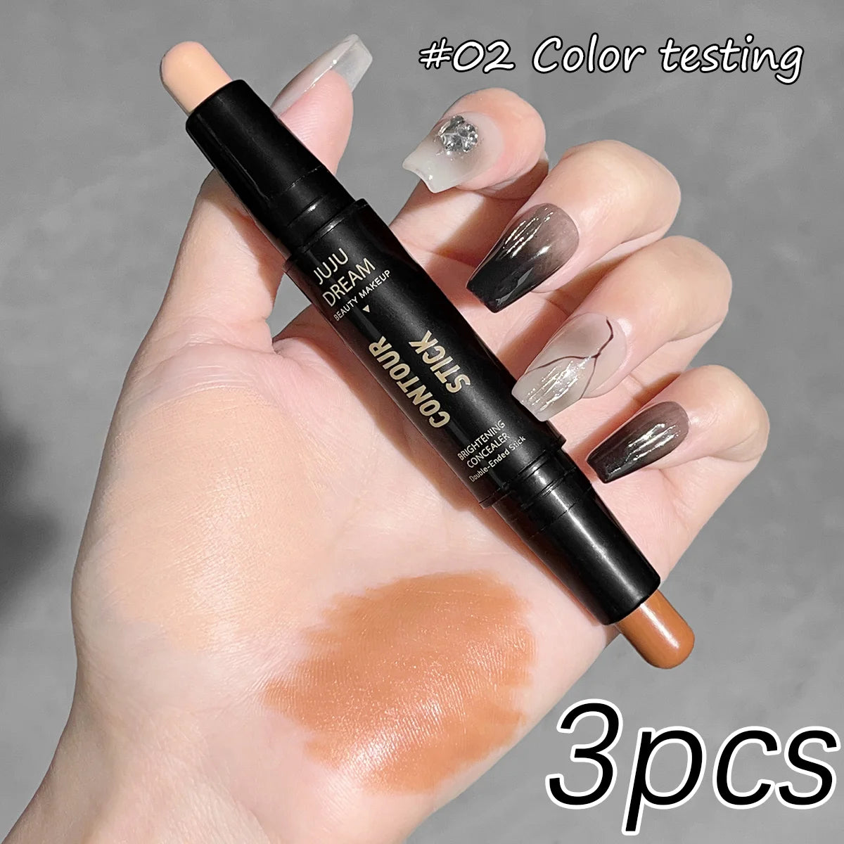 Double-Ended Contouring Stick for Nose and Face Highlighting by JUJU Dream