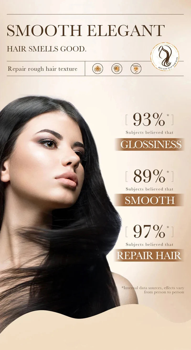 5 Seconds Soft Smooth Care Hair Mask for Repairing Damage and Preventing Frizz