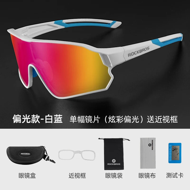 Rockbros Polarized Cycling Glasses UV400 Protection Unisex Sport Eyewear