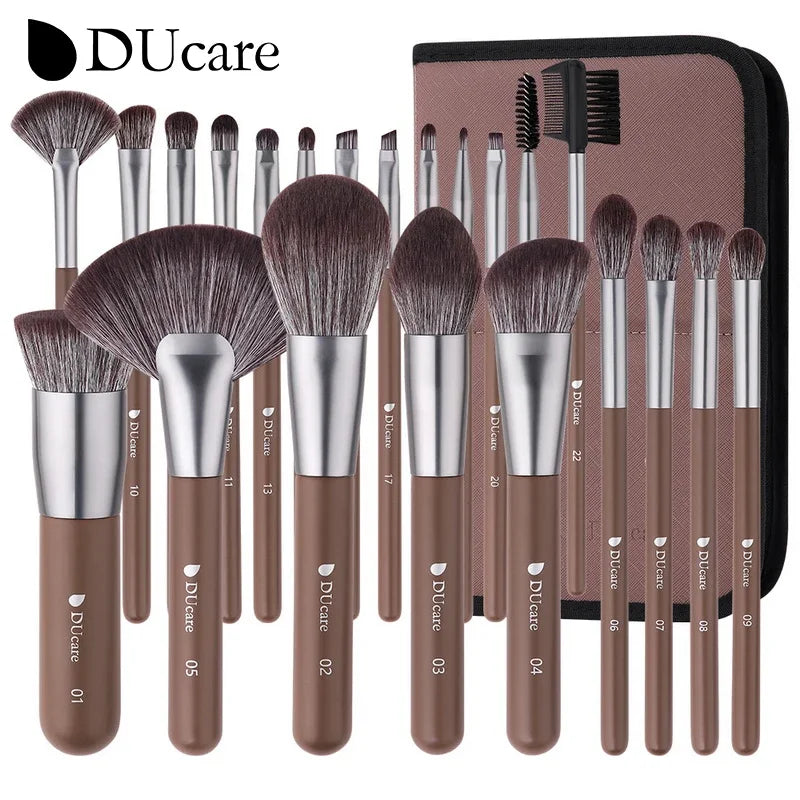 DUcare Professional Makeup Brush Set with 10 to 32 Pieces for Flawless Beauty