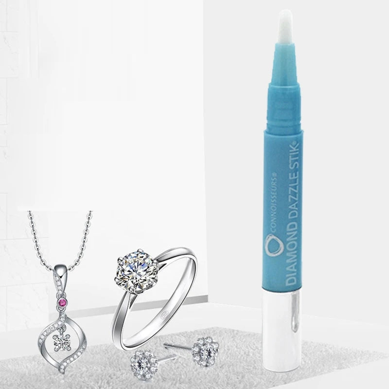 Natural Jewelry Cleaner Pen for Diamonds Non-Toxic Sparkle Maintenance