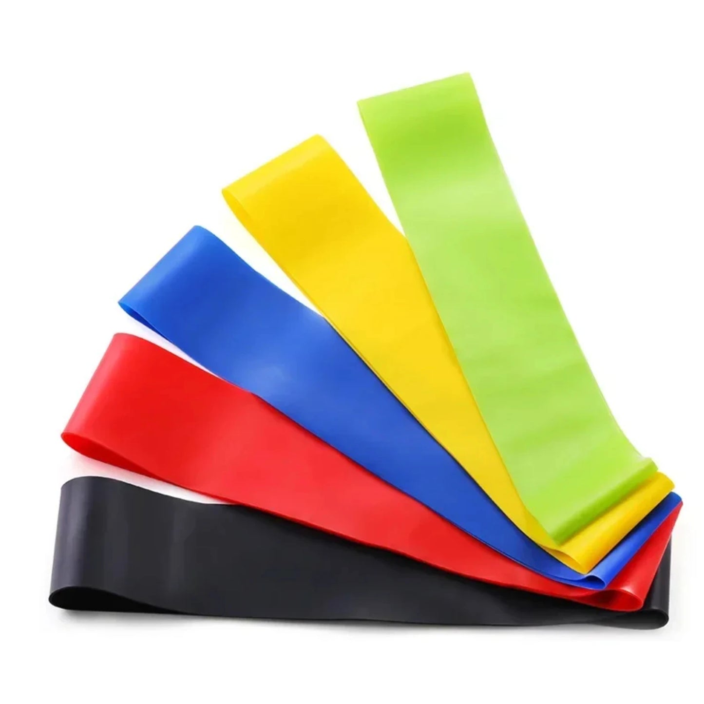 Portable Rubber Resistance Bands for Home Fitness Yoga and Strength Training