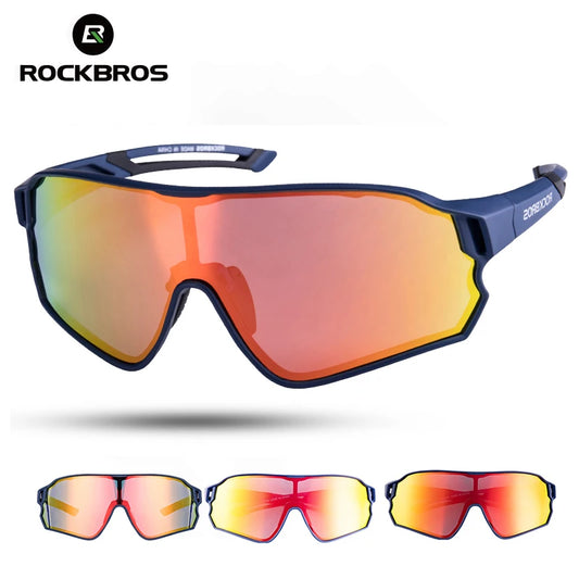 ROCKBROS Polarized Cycling Glasses UV400 Protection for MTB and Road Biking